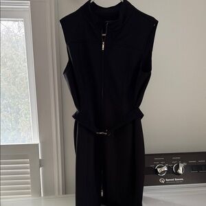 Tommy Hilfiger Elegant Black Midi Dress